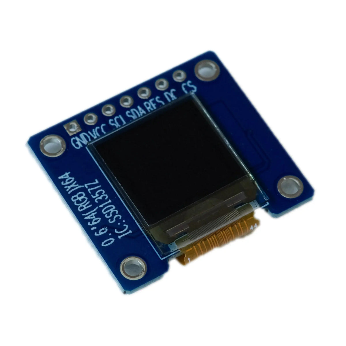 64 Display 64x64 Square Graphic OLED 0.66 inch Display Module – DisplayModule