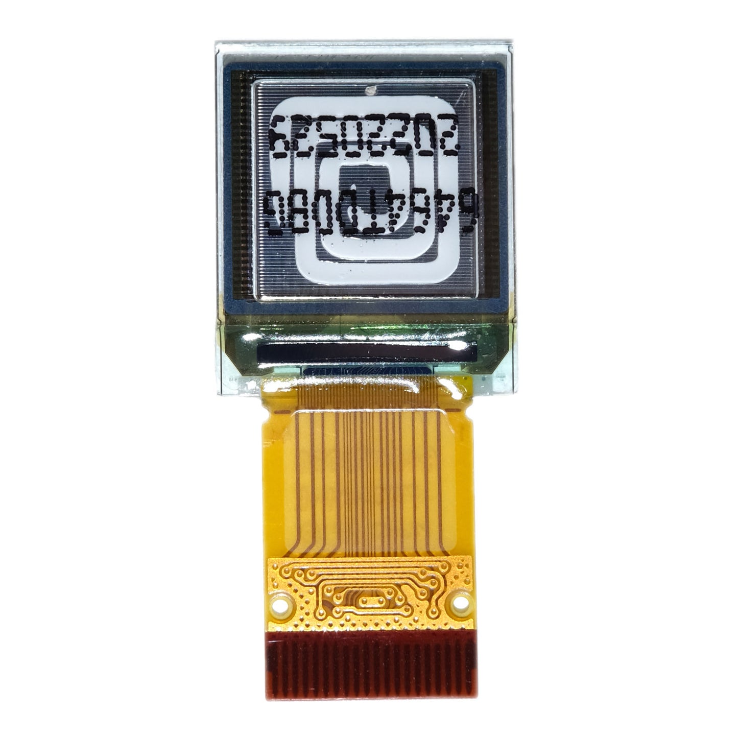 Back of 0.66-inch OLED Graphic Display Panel with 64x64 resolution