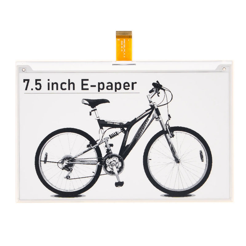 DMAYE0750WVNA 7.5-inch e-paper display panel shown without a room-sign enclosure