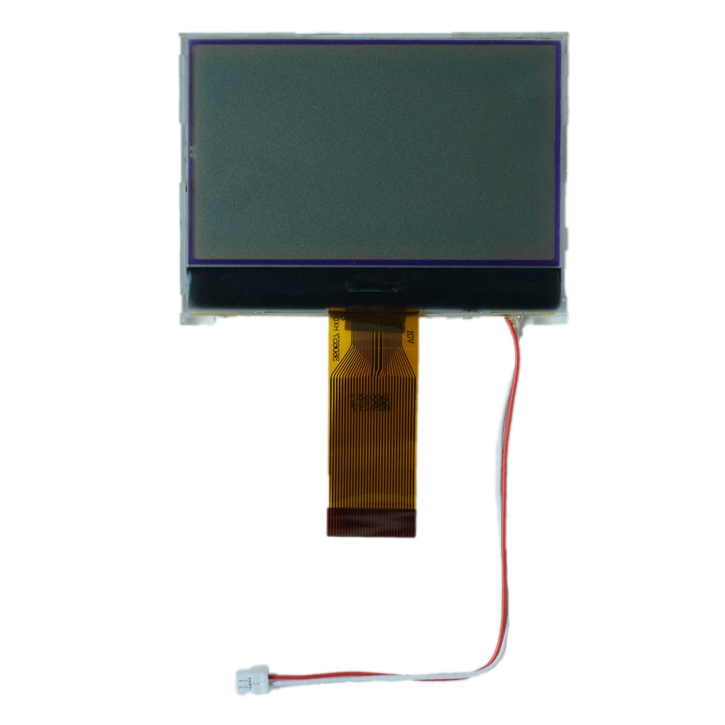 Large gray 128x65 graphic LCD 2.38 inch with COG and MCU interface