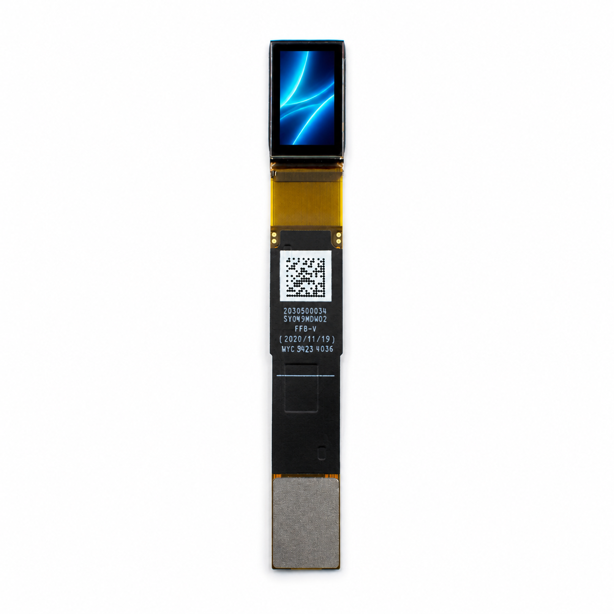 0.49-inch Micro OLED display 1920x1080 powered-on front view