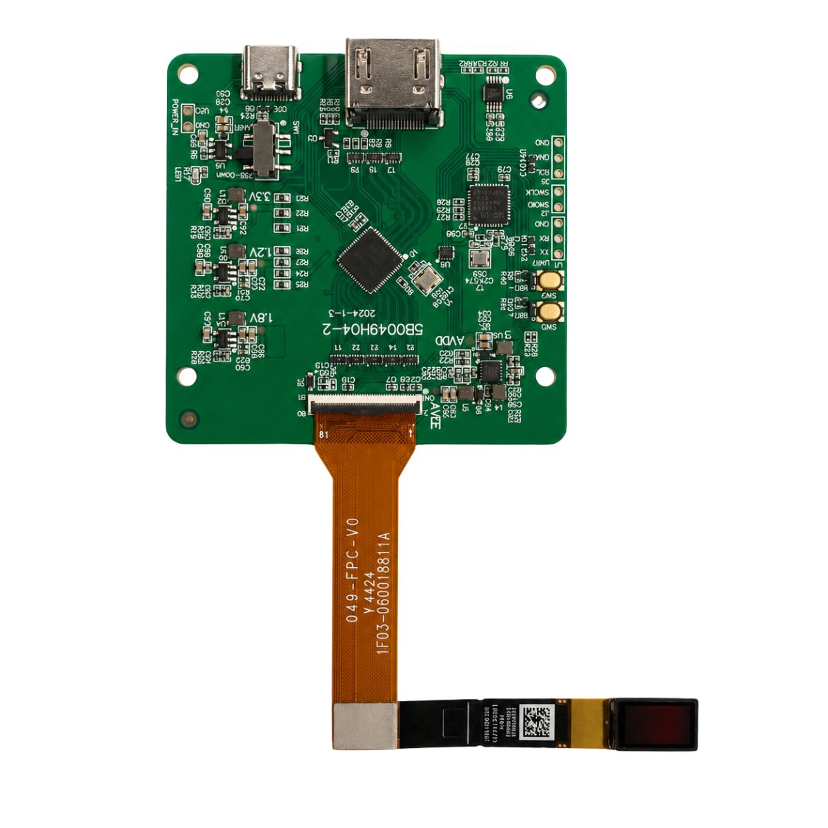 0.49" Micro OLEDoS Display 1920x1080 1800nits 90Hz - MIPI