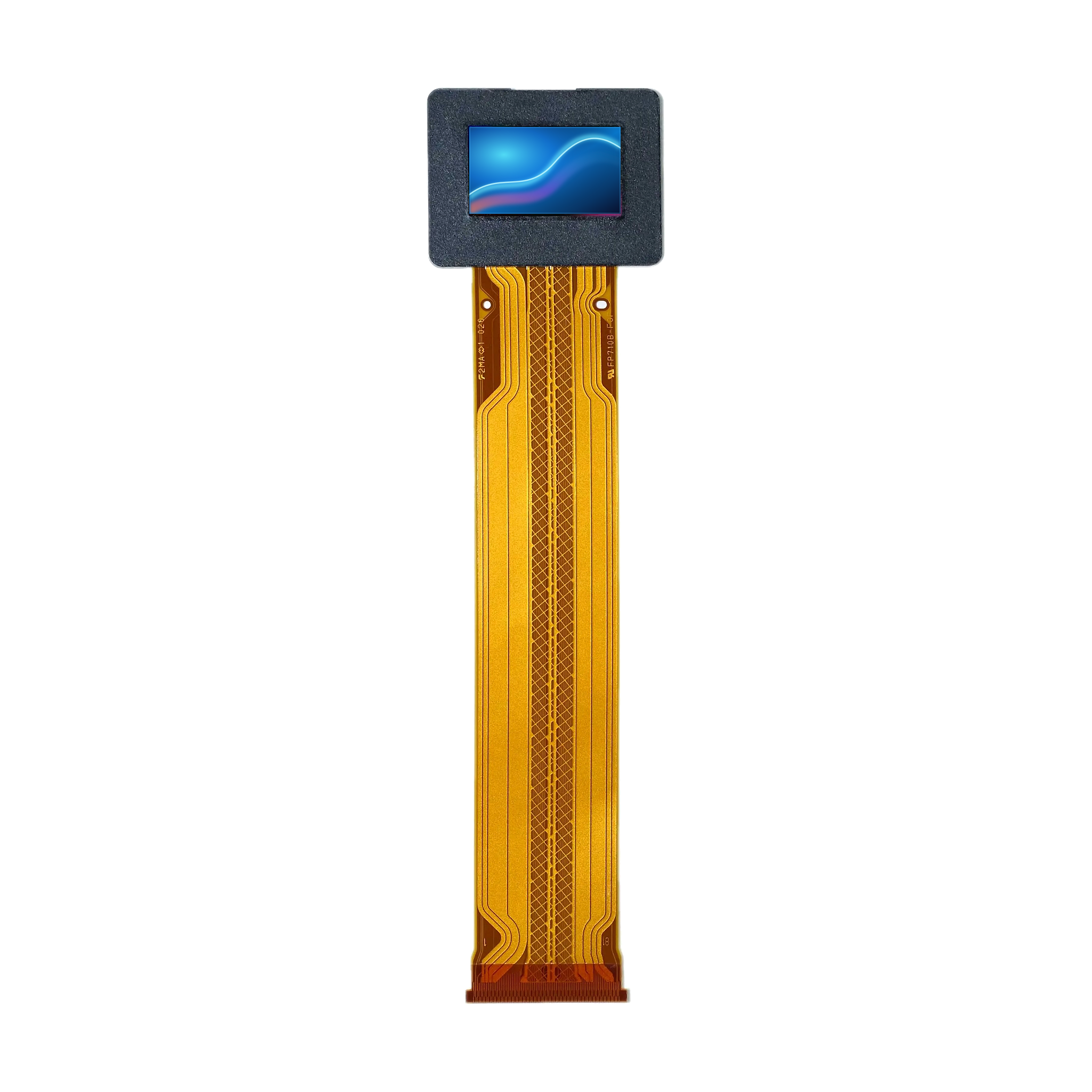 0.7-inch Micro OLED display 1920x1080 powered-on front view