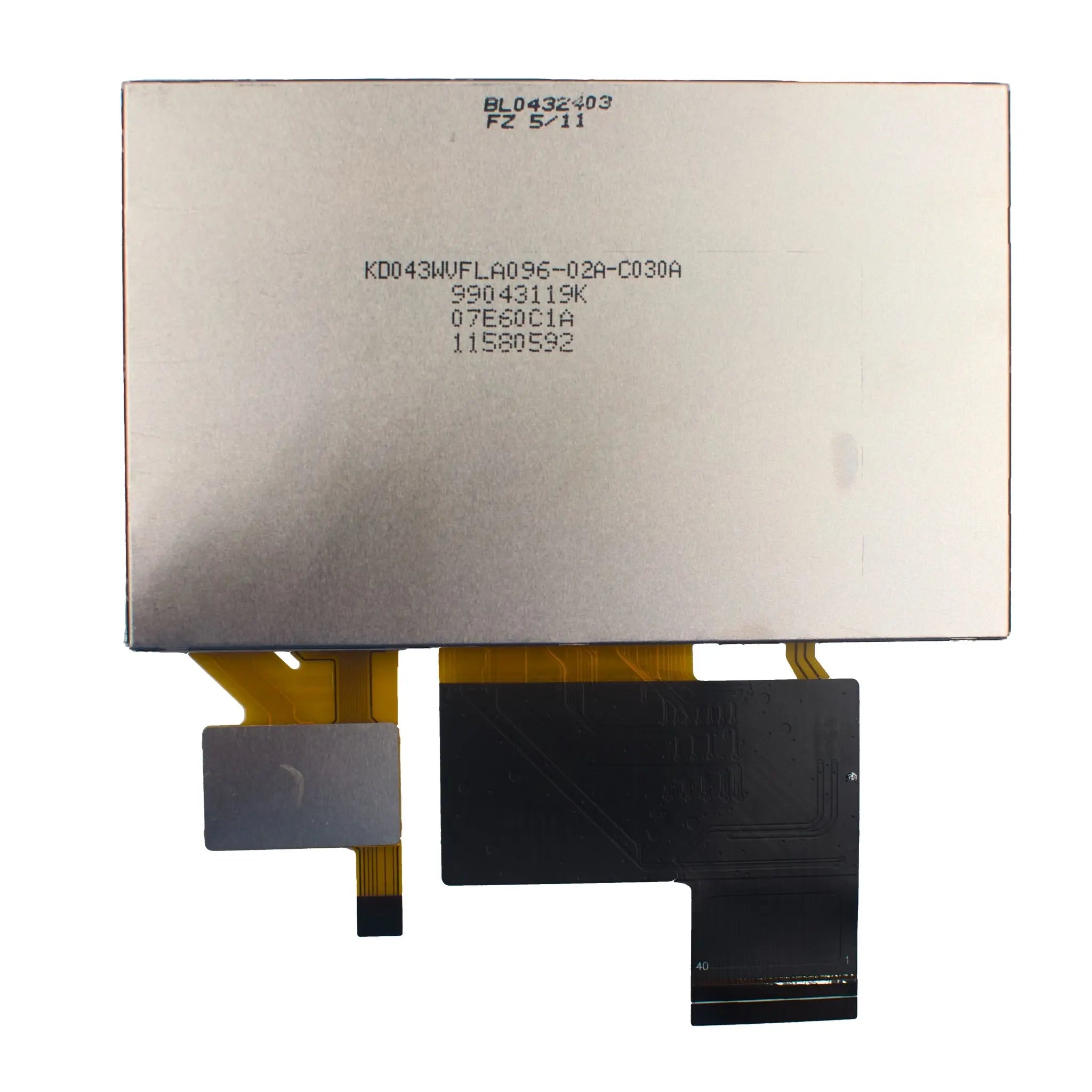 4.3" 800×480 TFT LCD Display – 8BIT LVDS Interface DisplayModule