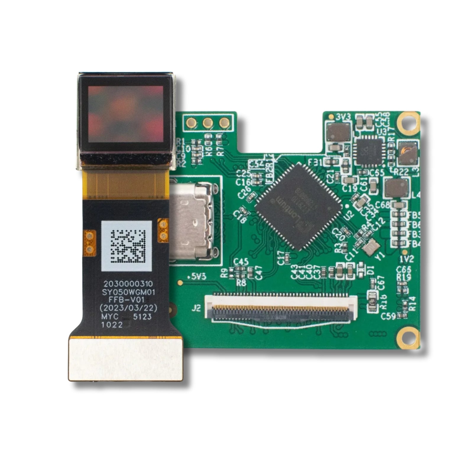 0.5" Micro OLEDoS Display 1600x1200 120Hz 1000nits - MIPI