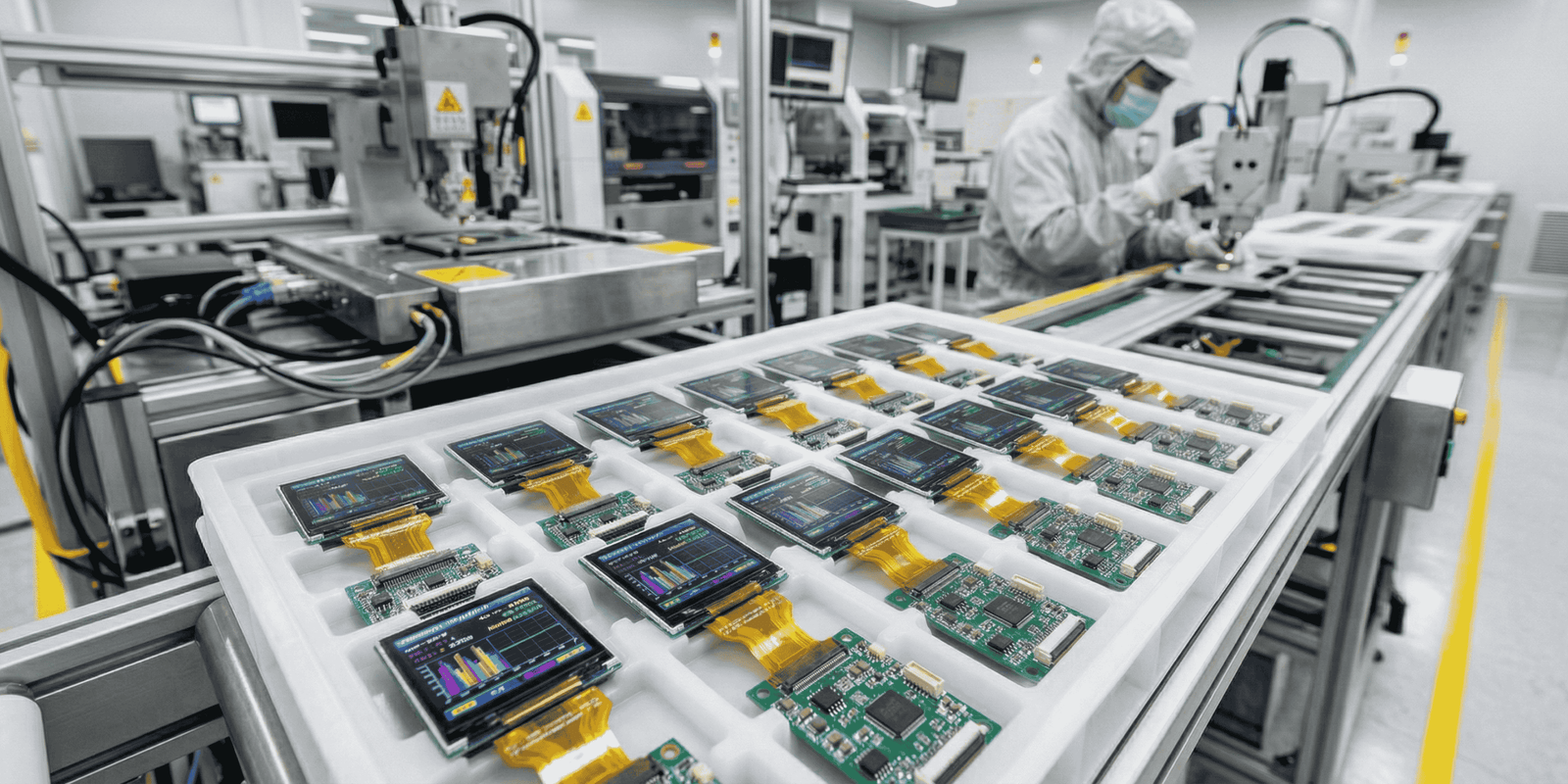DisplayModule precision display manufacturing and module assembly facility
