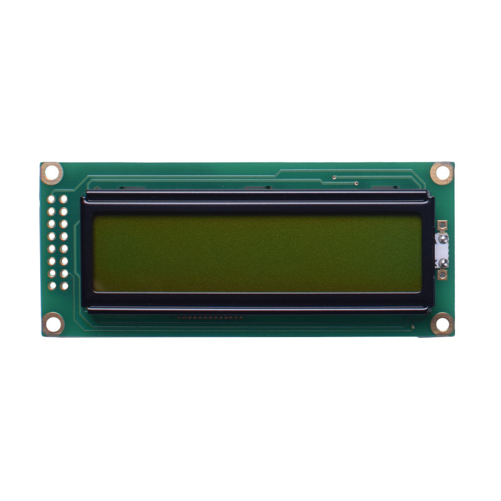 DisplayModule 16x2 Yellow Green Character LCD - MCU