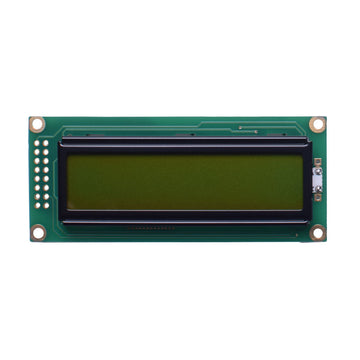 16x2 green character LCD module with STN transflective technology and MCU interface