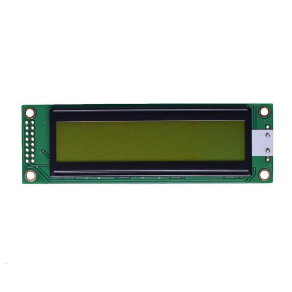 Yellow 20x2 Character LCD module with FSTN Transflective technology and MCU interface