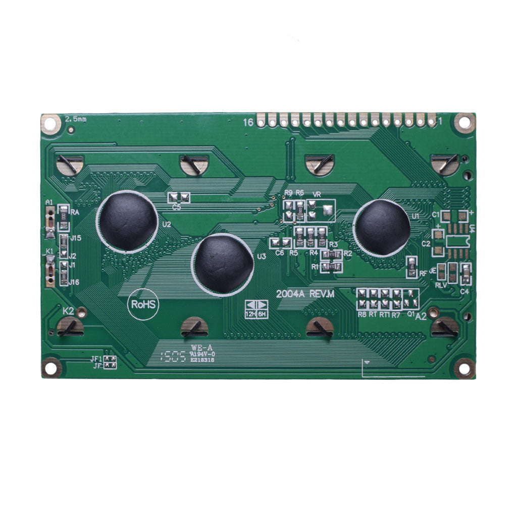 Back of 20-character x 4-line LCD module