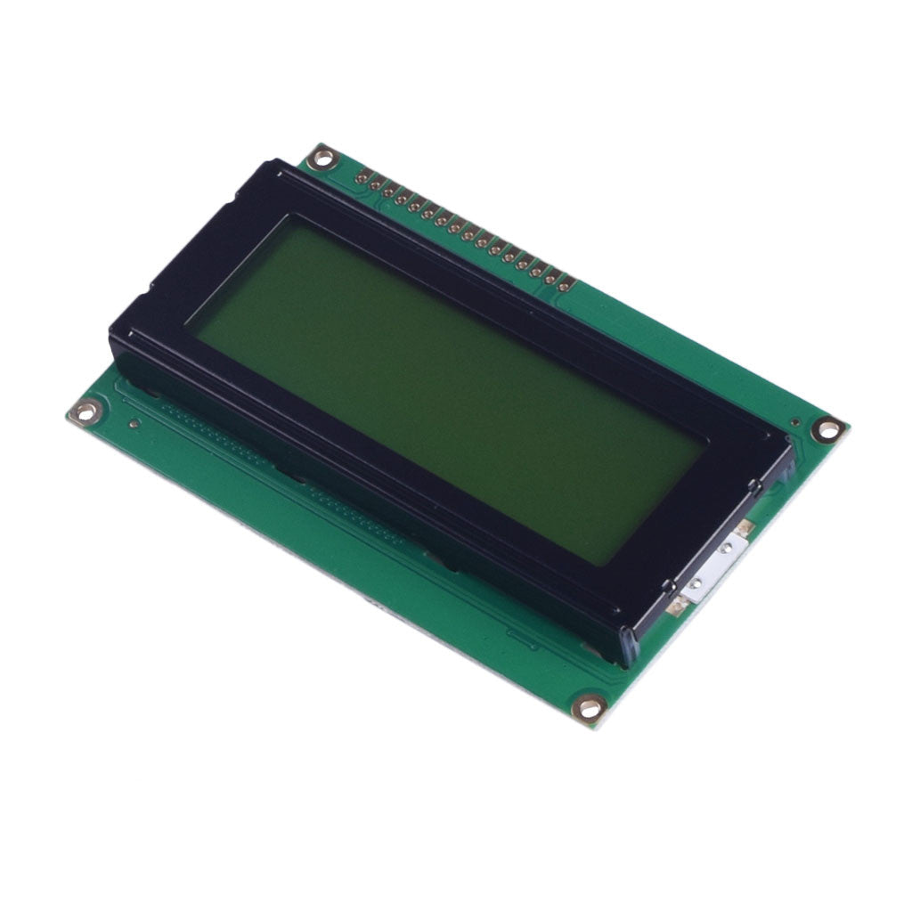 Top view of 20-character x 4-line LCD module
