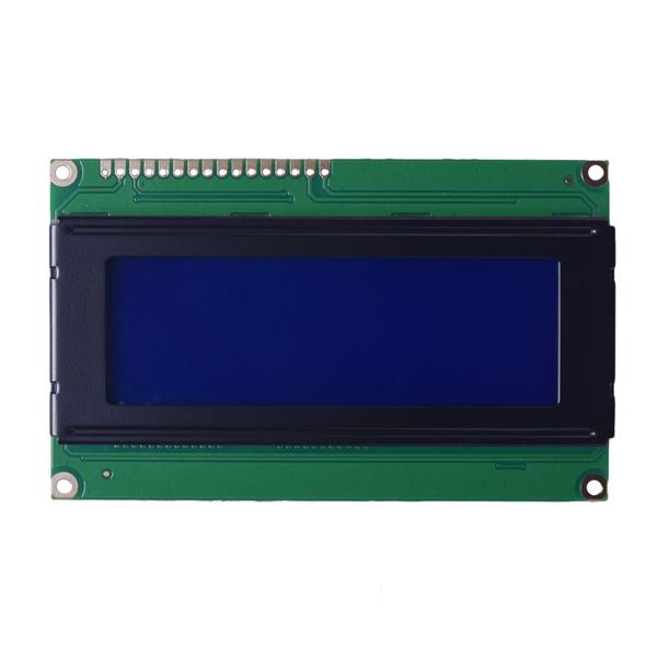 A blue backlight 20-character x 4-line LCD module