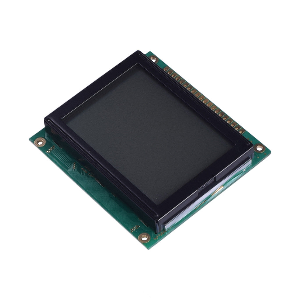 top view of 128x64 LCD 3.0 inch graphic display with MCU interface