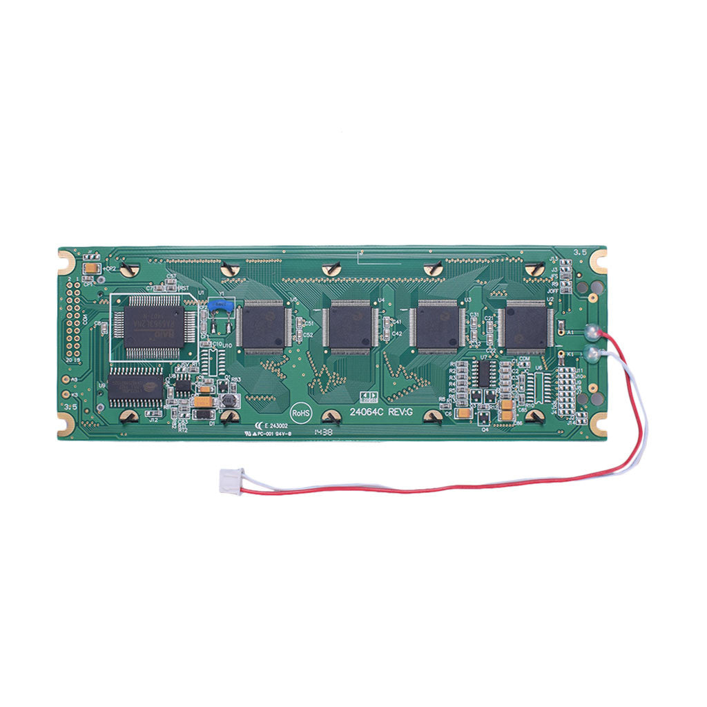 Back of 5.46-inch 240x64 LCD Graphic display module