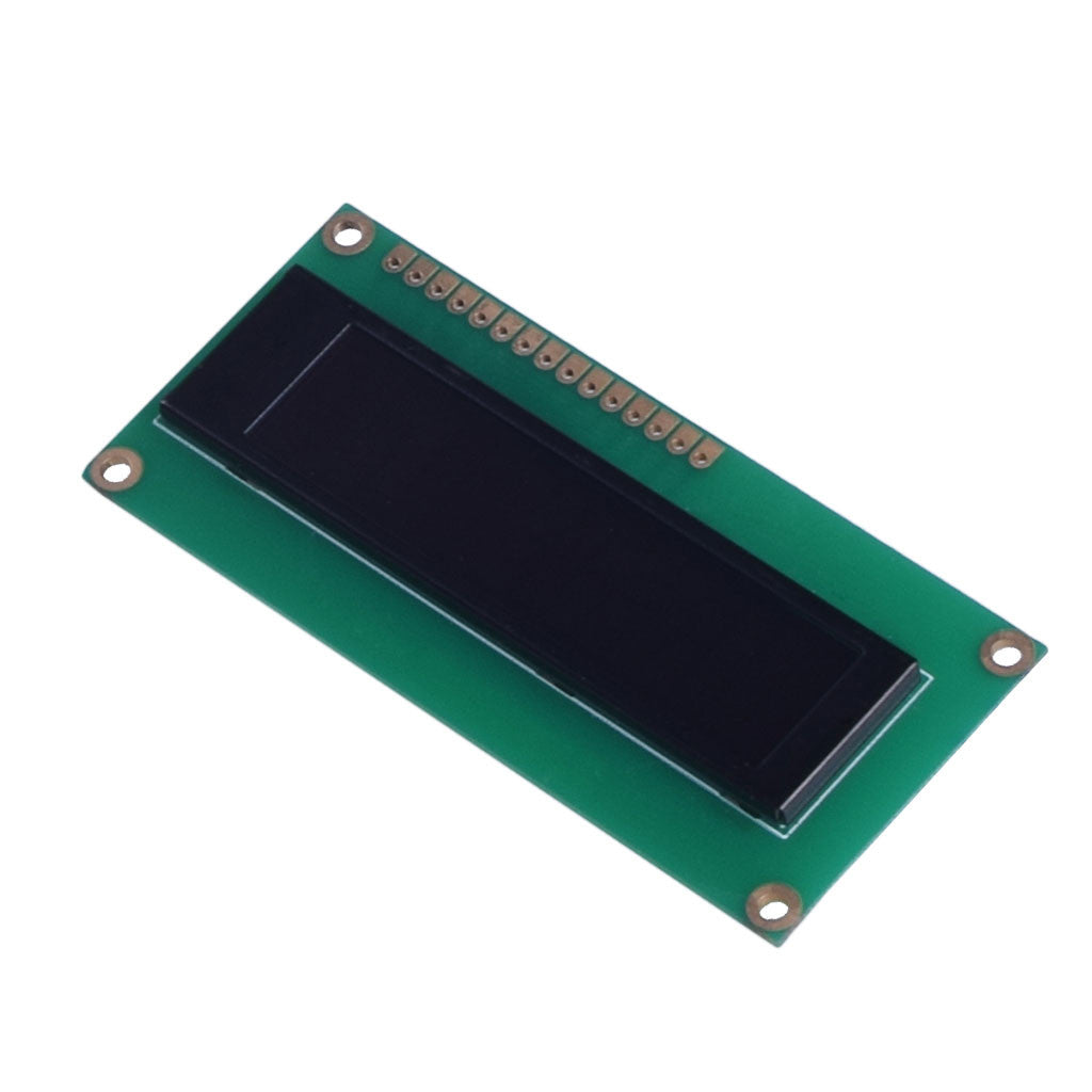 top view of 16x2 character OLED display module