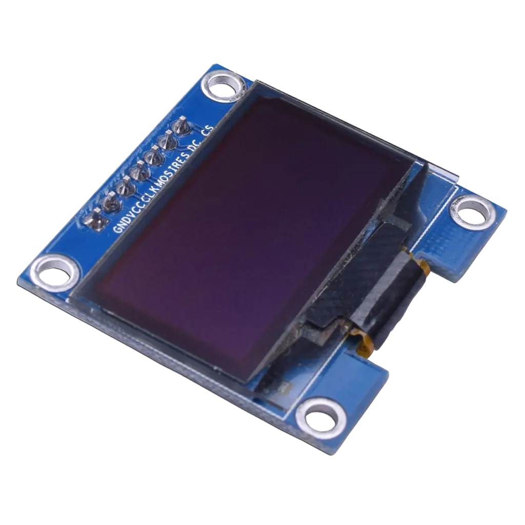 DisplayModule 1.3" 128x64 White Graphic OLED Display Module - SPI,I2C