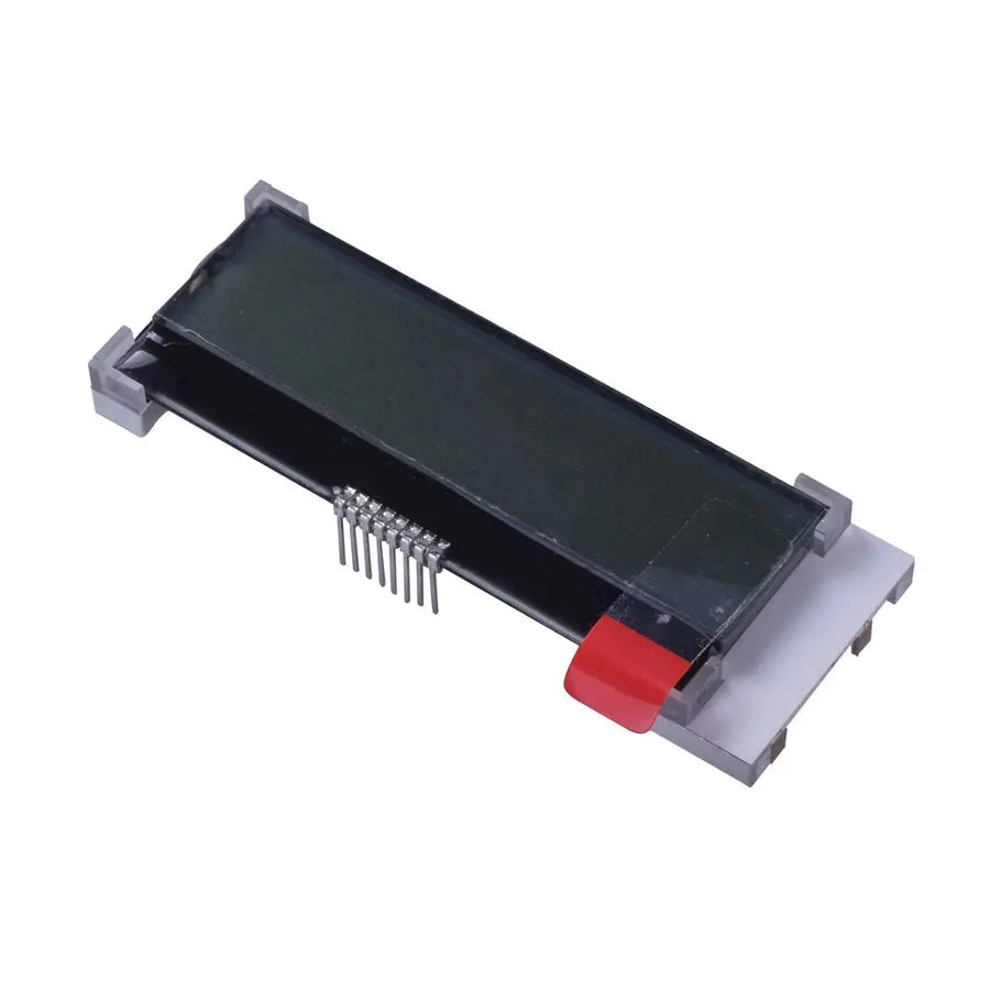 DM-COG1602-712 16x2 character COG LCD module angled view with FSTN display
