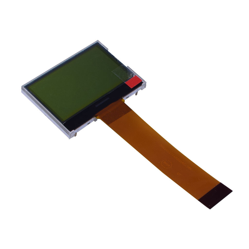 DisplayModule 2.07" 128x64 COG Yellow Green Graphic LCD - MCU, SPI