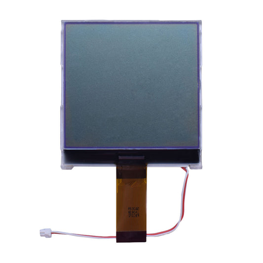 3.51-inch COG LCD graphic display panel with 128x128 resolution in grayscale, supporting MCU and SPI interfaces