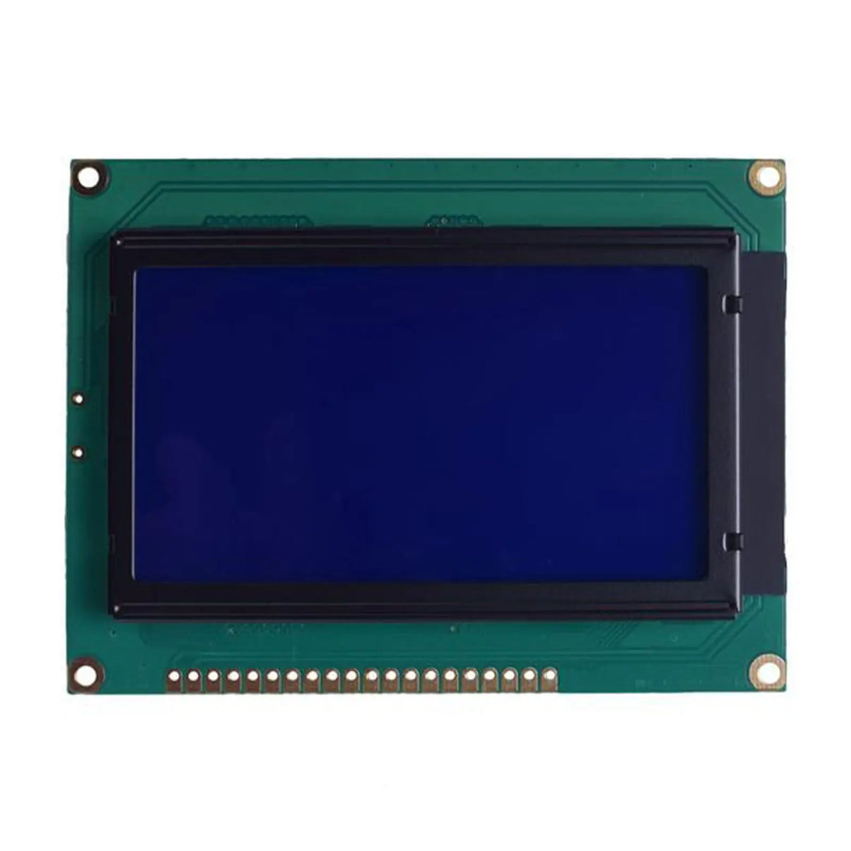 Large 128x64 LCD 3.24 inch graphic blue display module with MCU interface