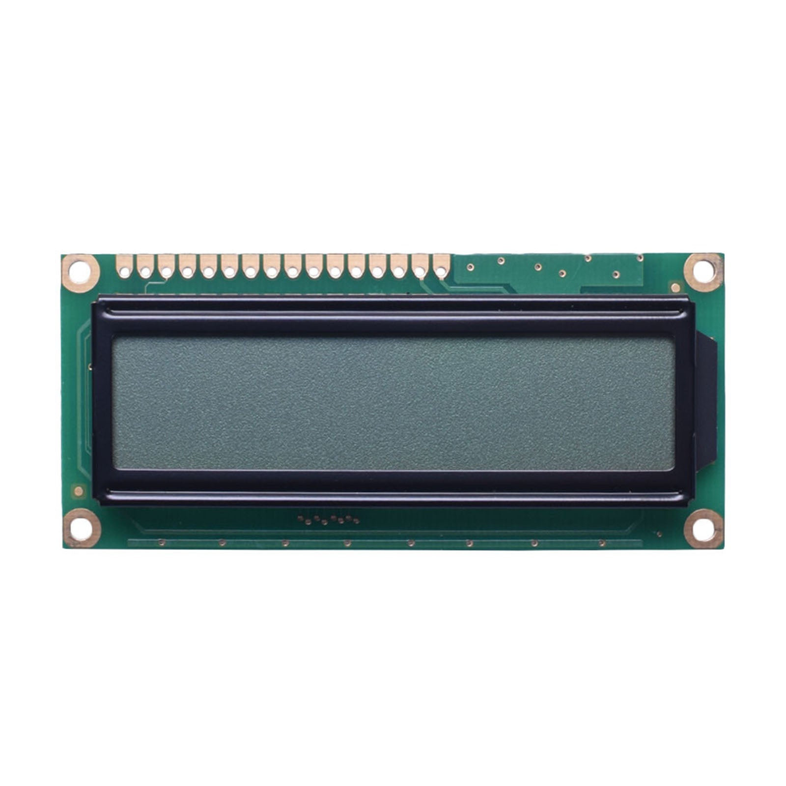 16 characters blue LCD module with FSTN transflective technology and MCU interface