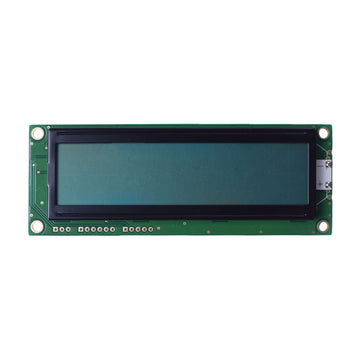 Large 16x2 character LCD with STN gray transflective technology and RS232, I2C, SPI interfaces