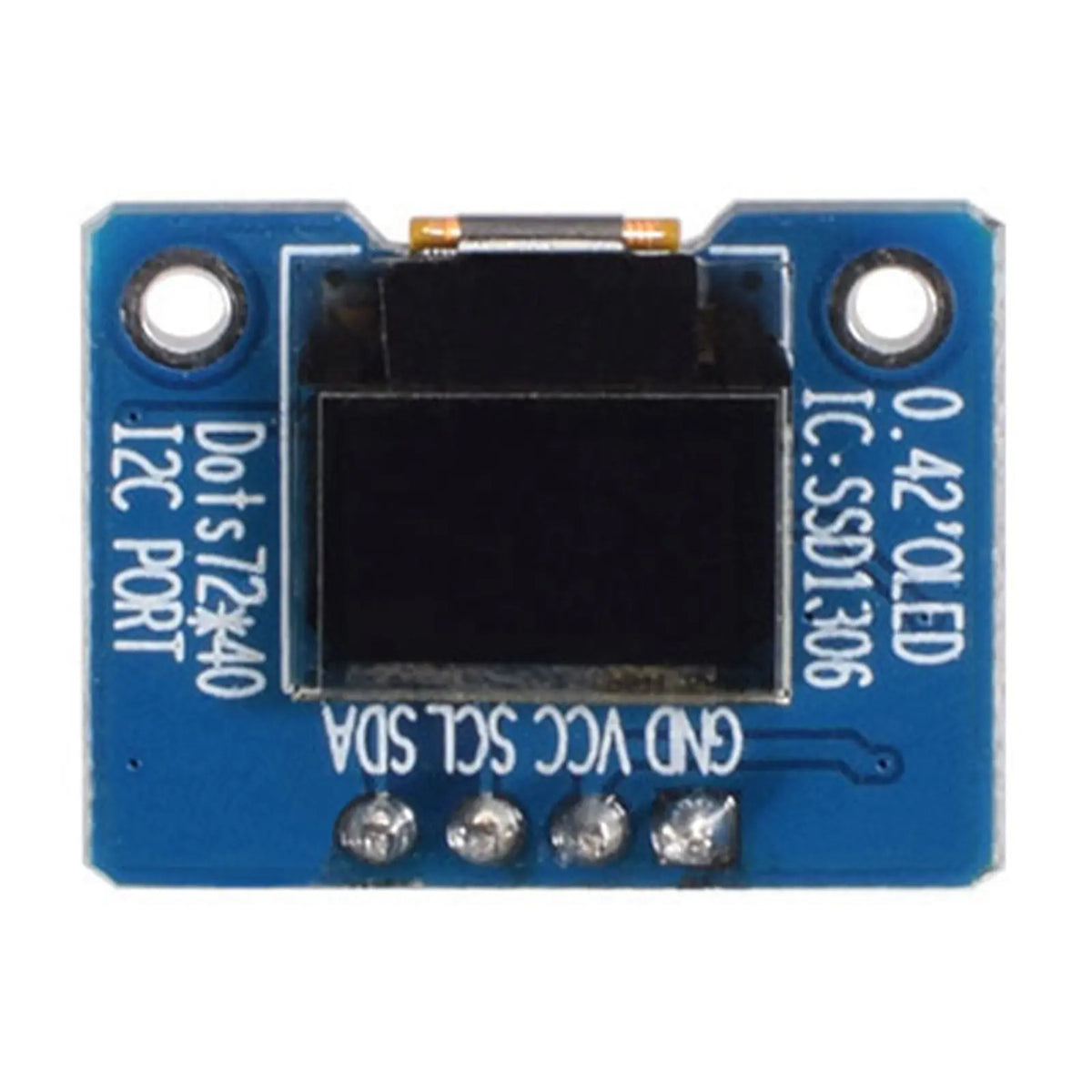 Lot De 5 Écrans OLED 0,42 Pouces 72x40 Modules à 4 Broches - Affichage Compact
