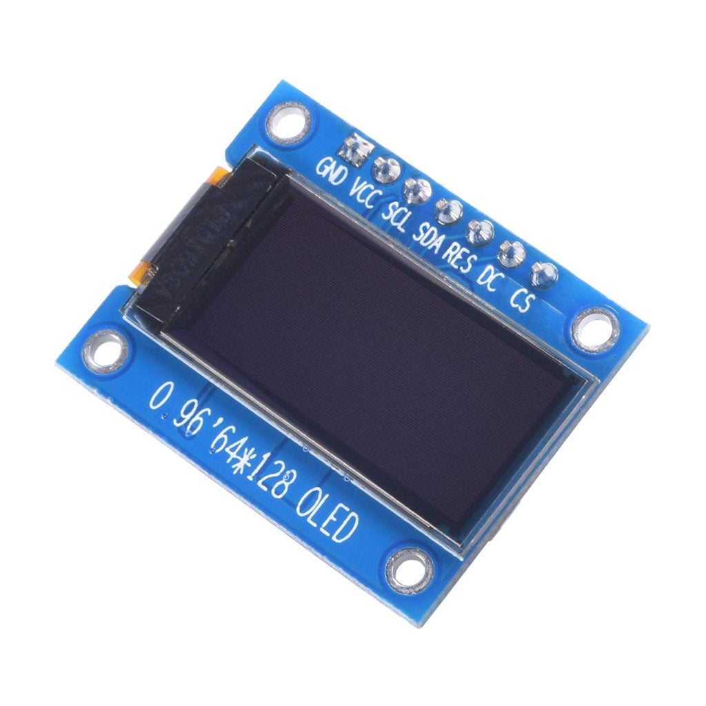 Top View of 0.96-inch OLED Graphic Display Module