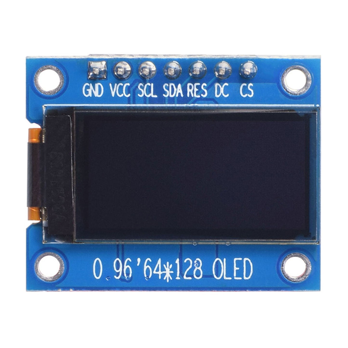 0.96-inch OLED Graphic Display Module with 128x64 resolution and SPI interface
