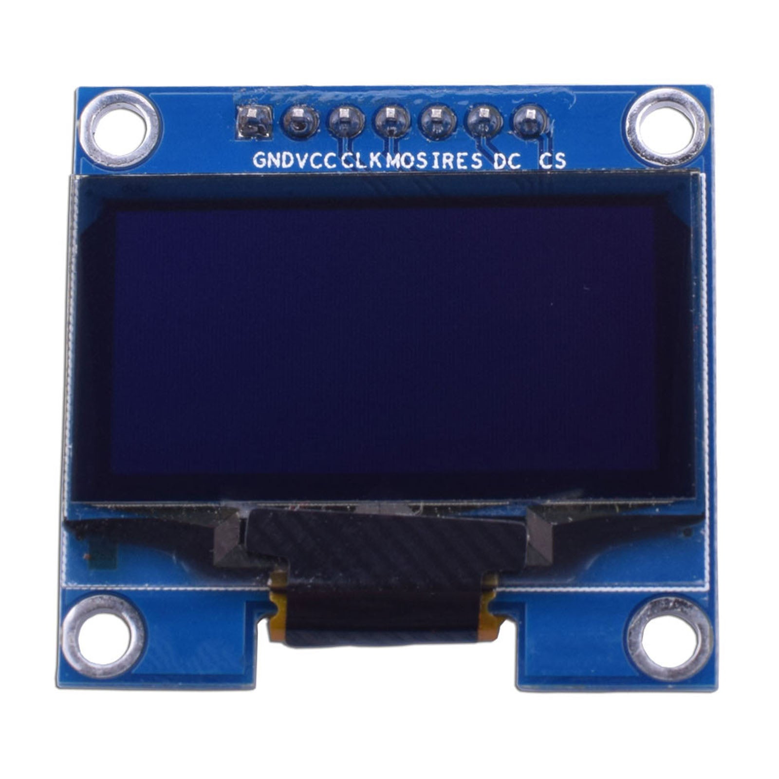 DisplayModule 1.3" 128x64 White Graphic OLED Display Module - SPI,I2C