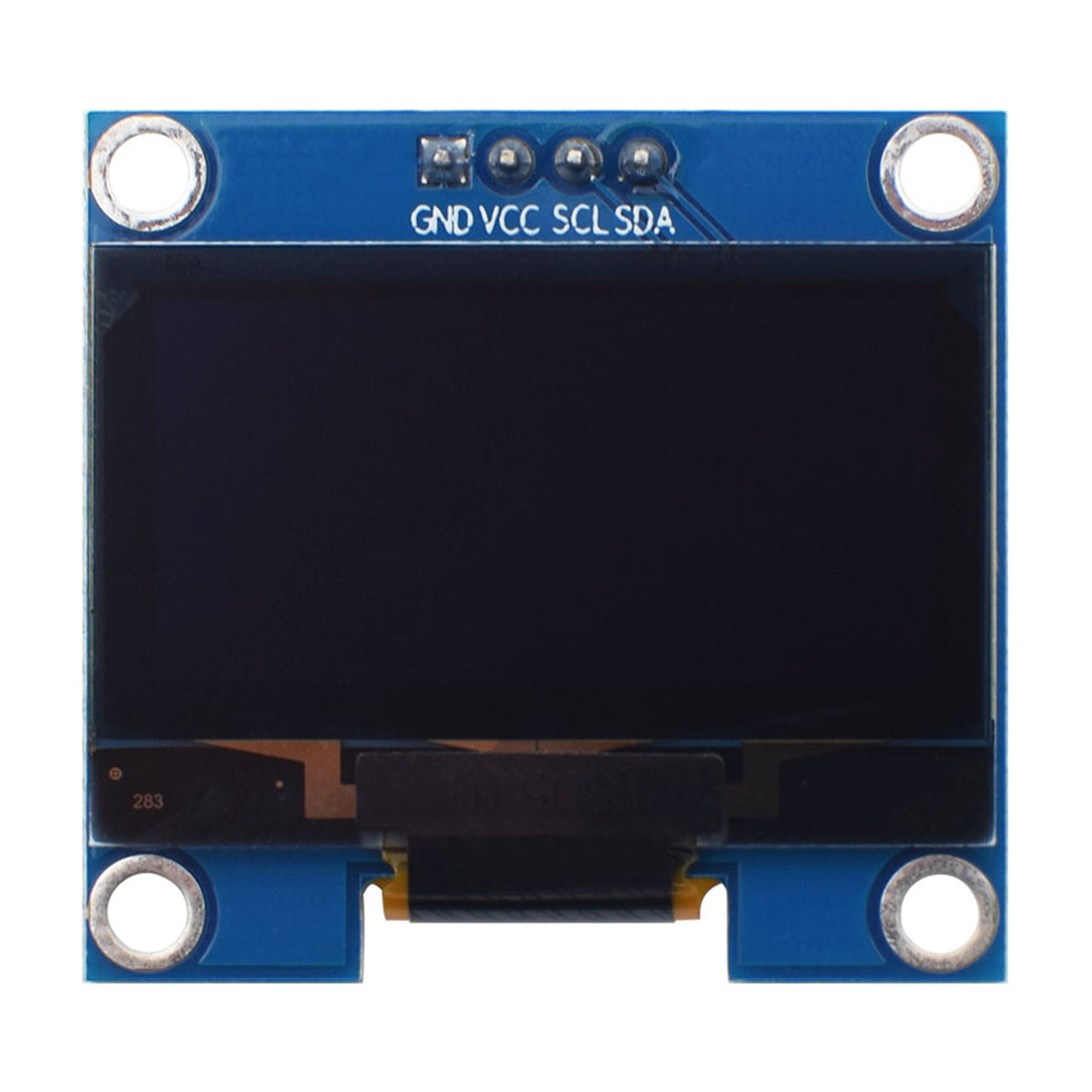 front of 1.3-inch OLED graphic display module