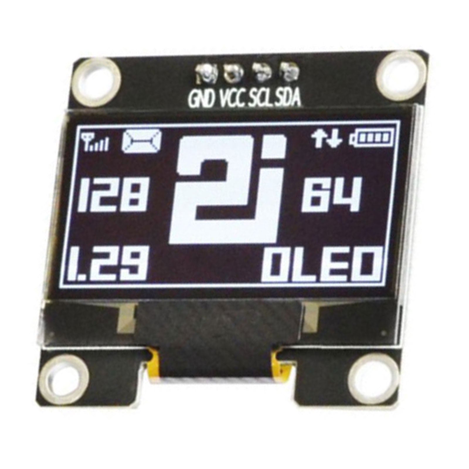 1.29-inch OLED Graphic Display Module with 128x64 resolution