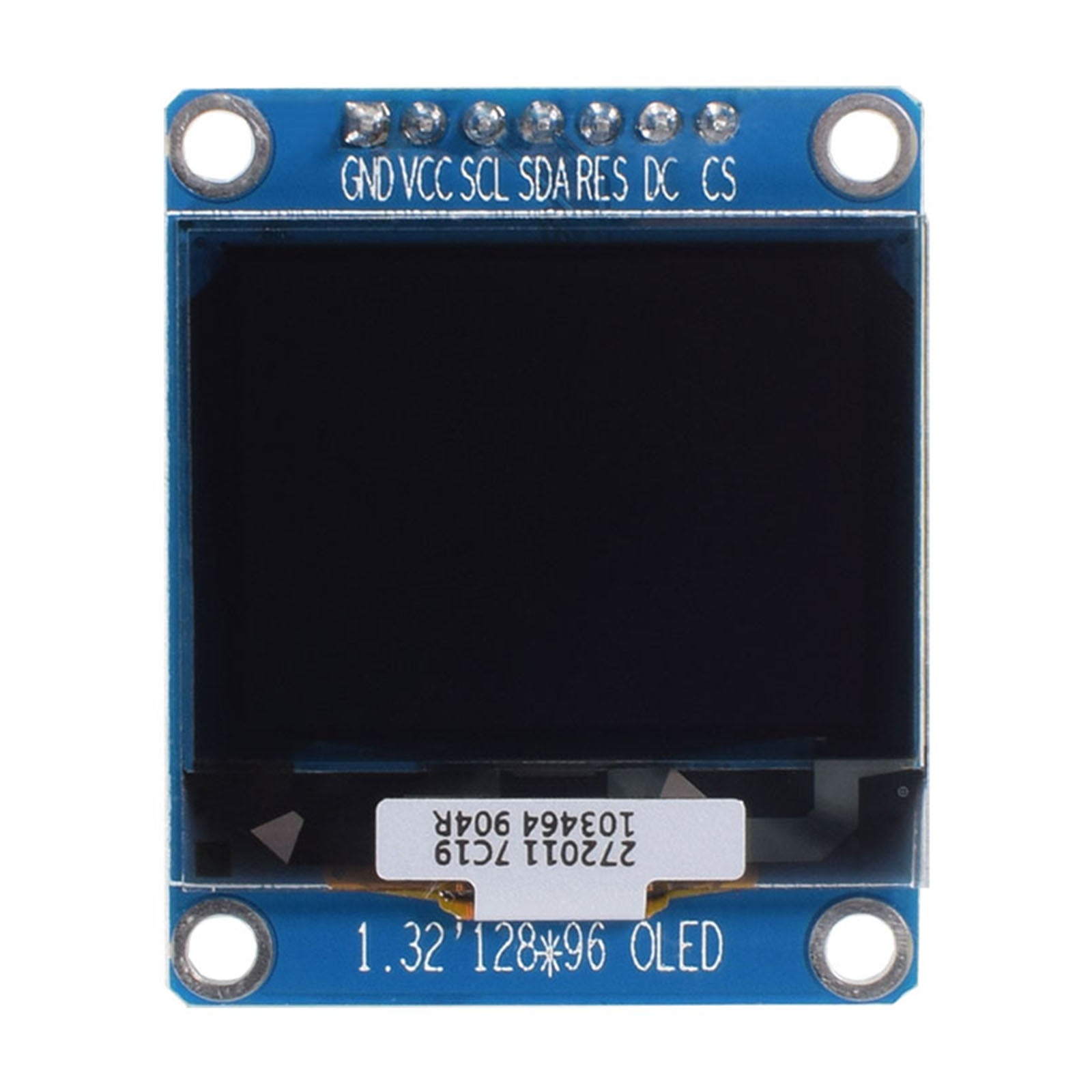 1.32-inch OLED Graphic Display Module with 128x96 resolution and SPI interface
