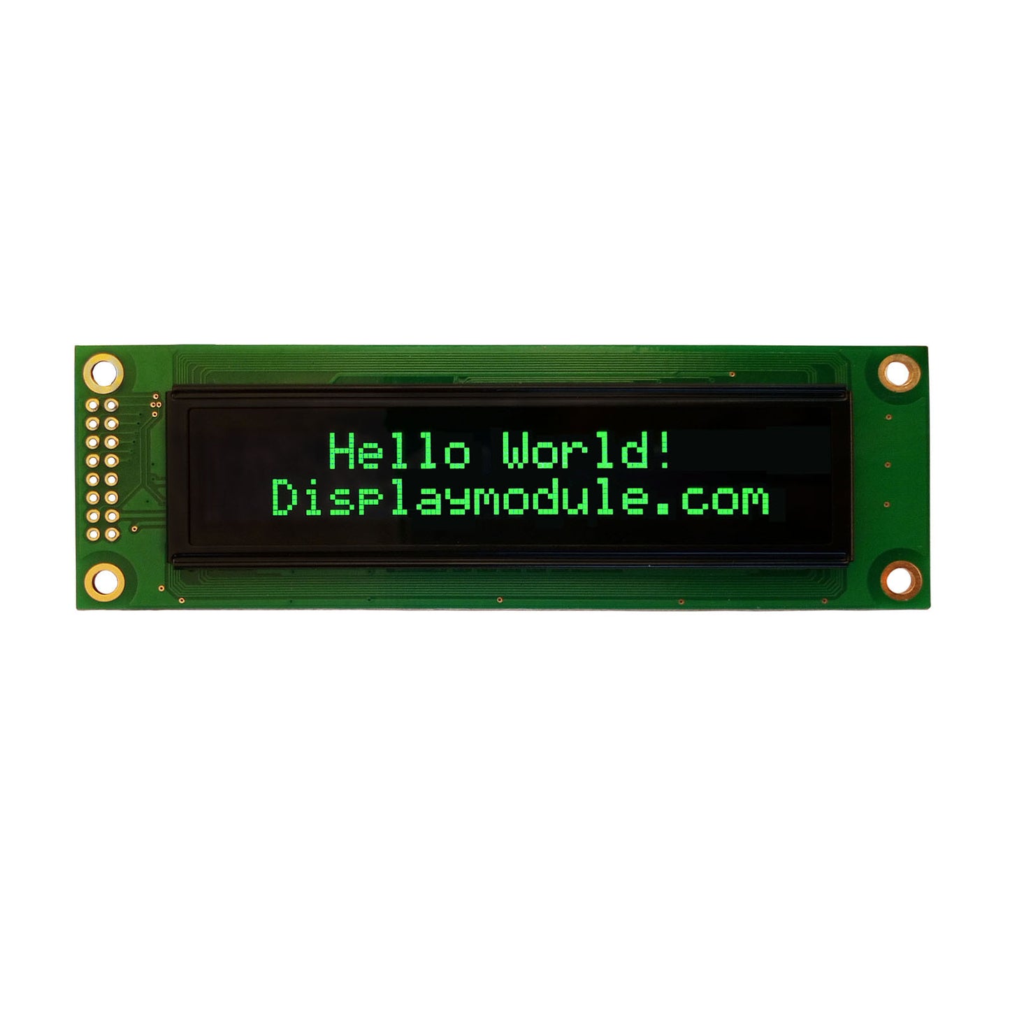 20x2 Character Monochrome green OLED display module