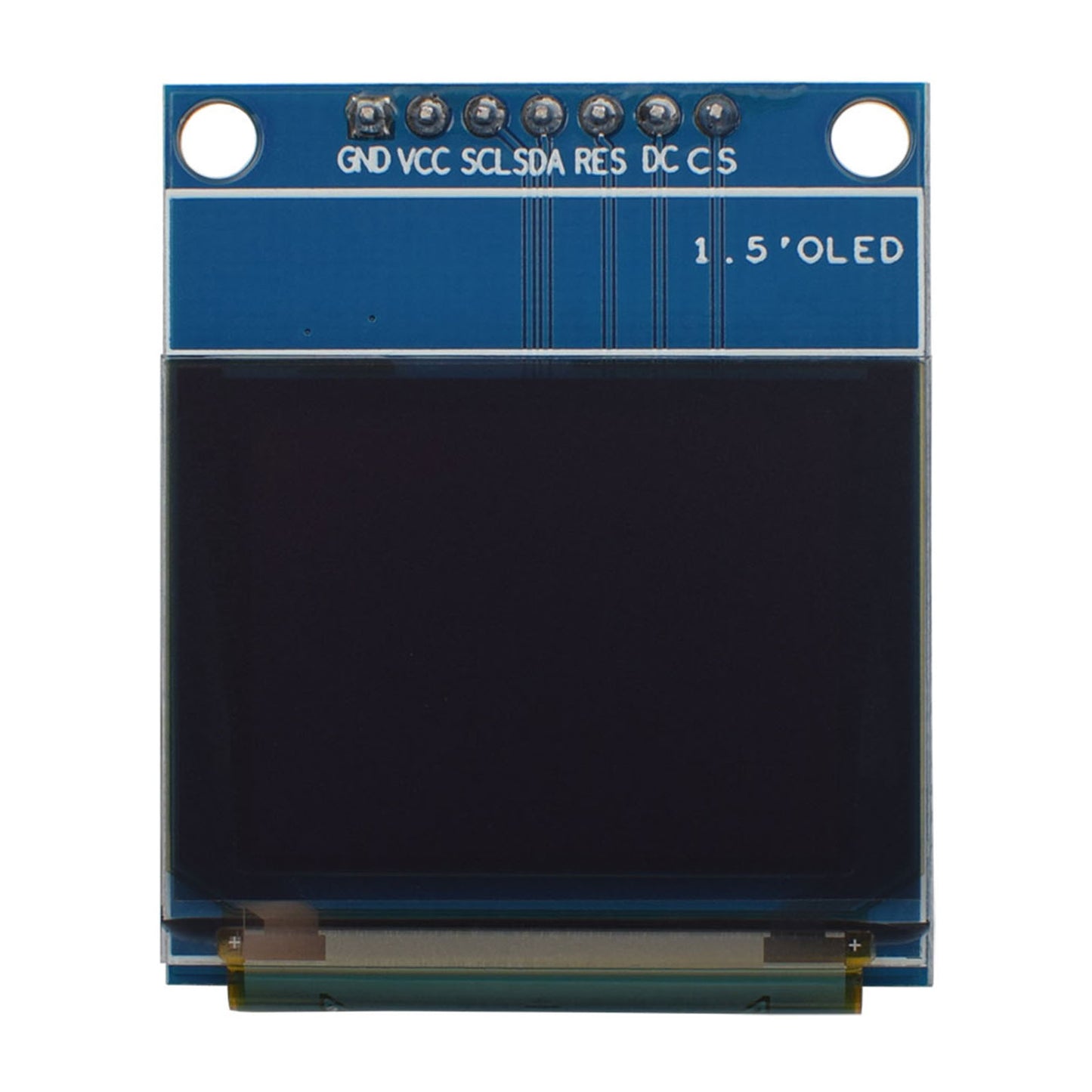 Front of 1.27-inch OLED Graphic Display Module