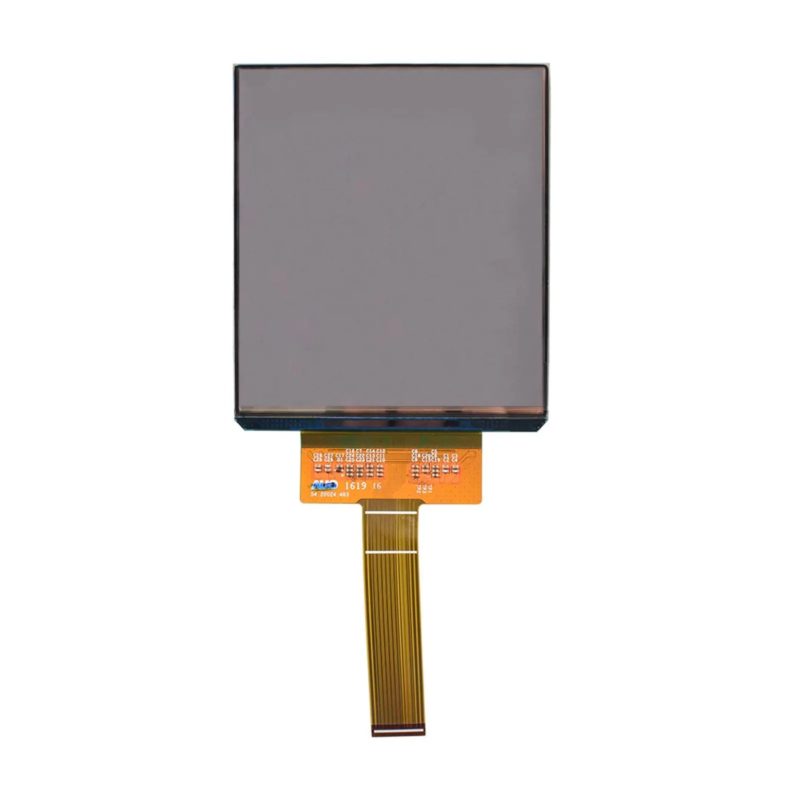 front of 3.81-inch high-resolution AMOLED display panel with 1080x1200 pixels