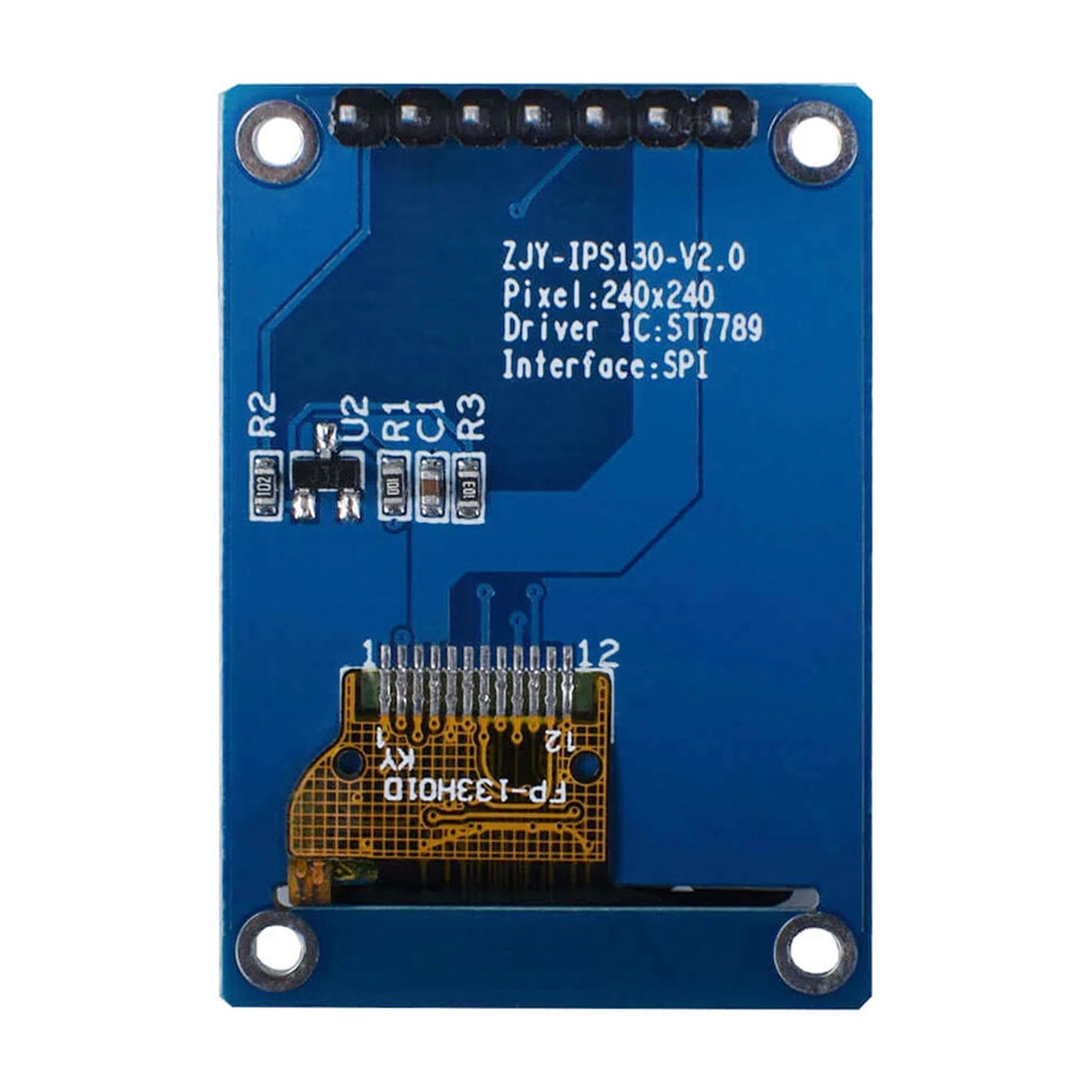 Back of 1.3-inch IPS Display Module