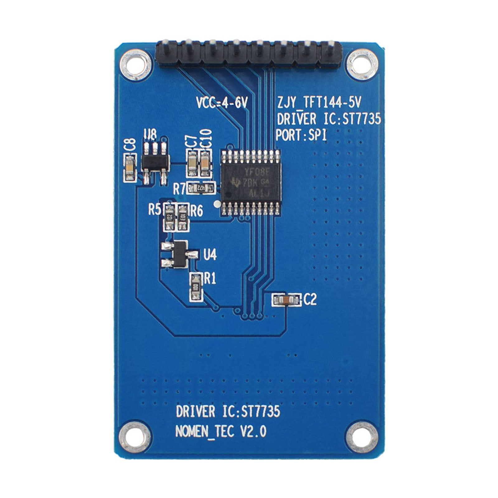 Back of 1.44-inch TFT High Brightness Display