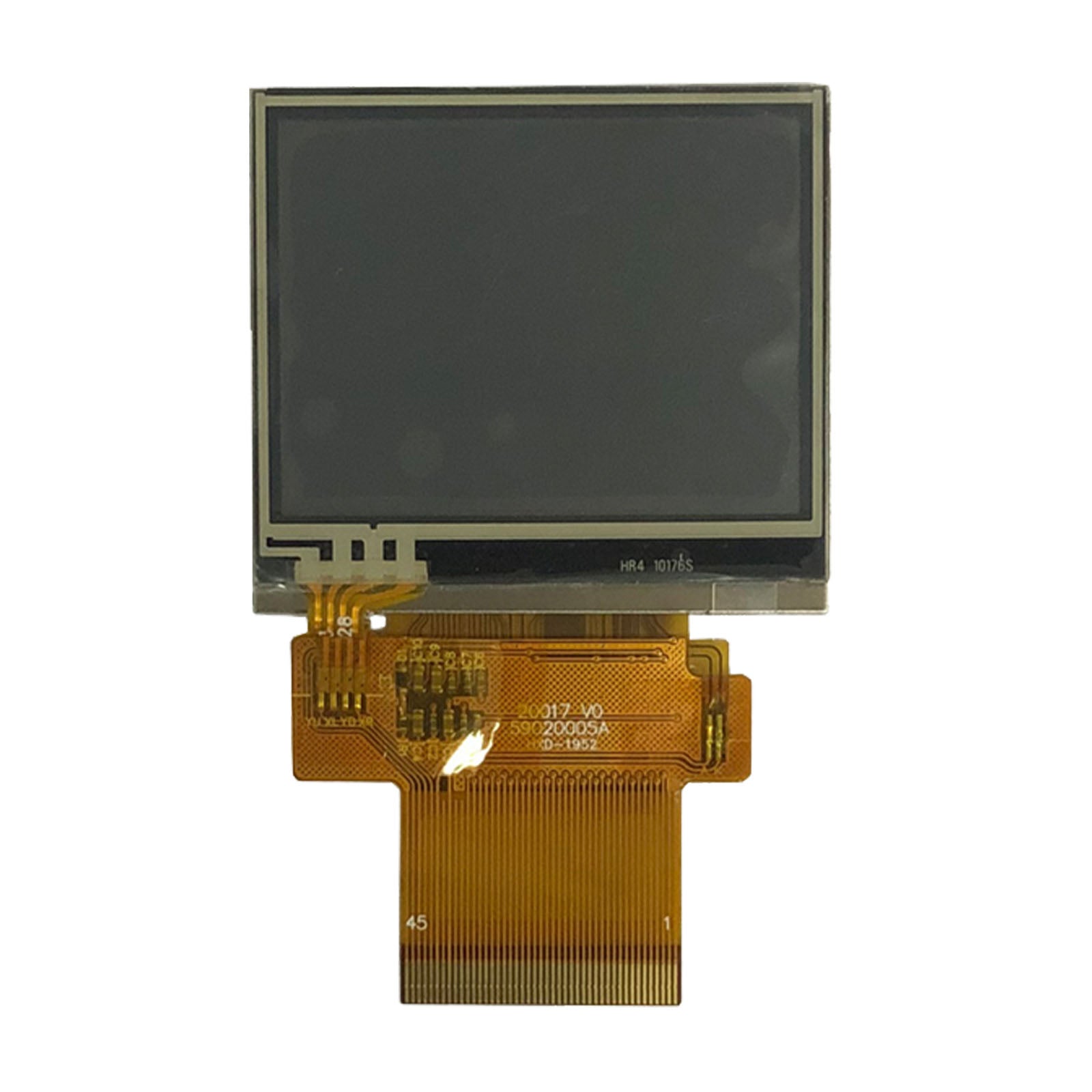 2.0 inch 320x240 TFT transflective display with resistive touch, MCU, SPI, and RGB interfaces