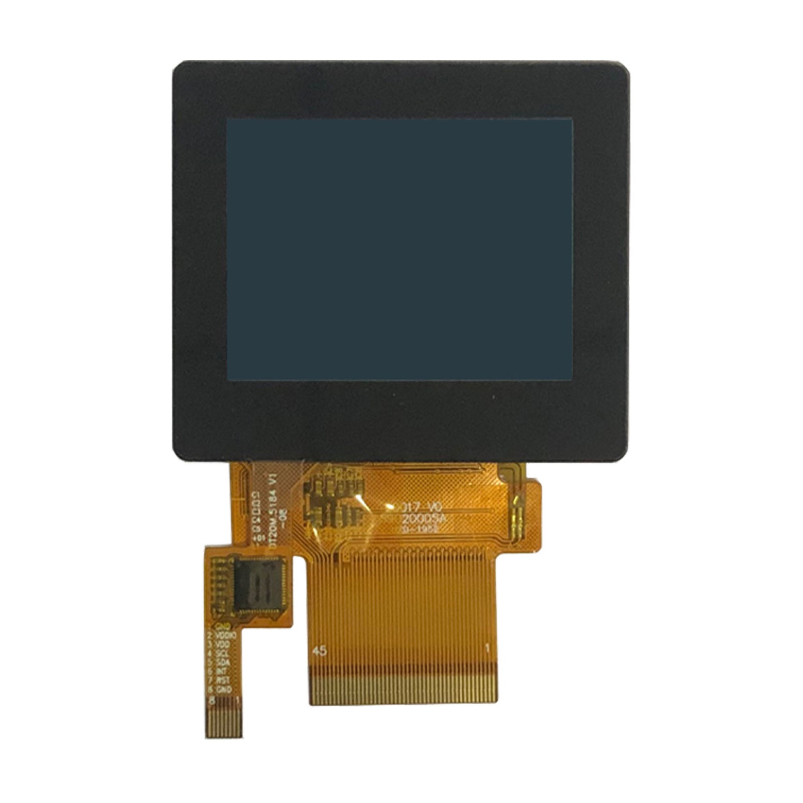2.0 inch 320x240 TFT transflective display with capacitive touch, MCU, SPI, and RGB interfaces