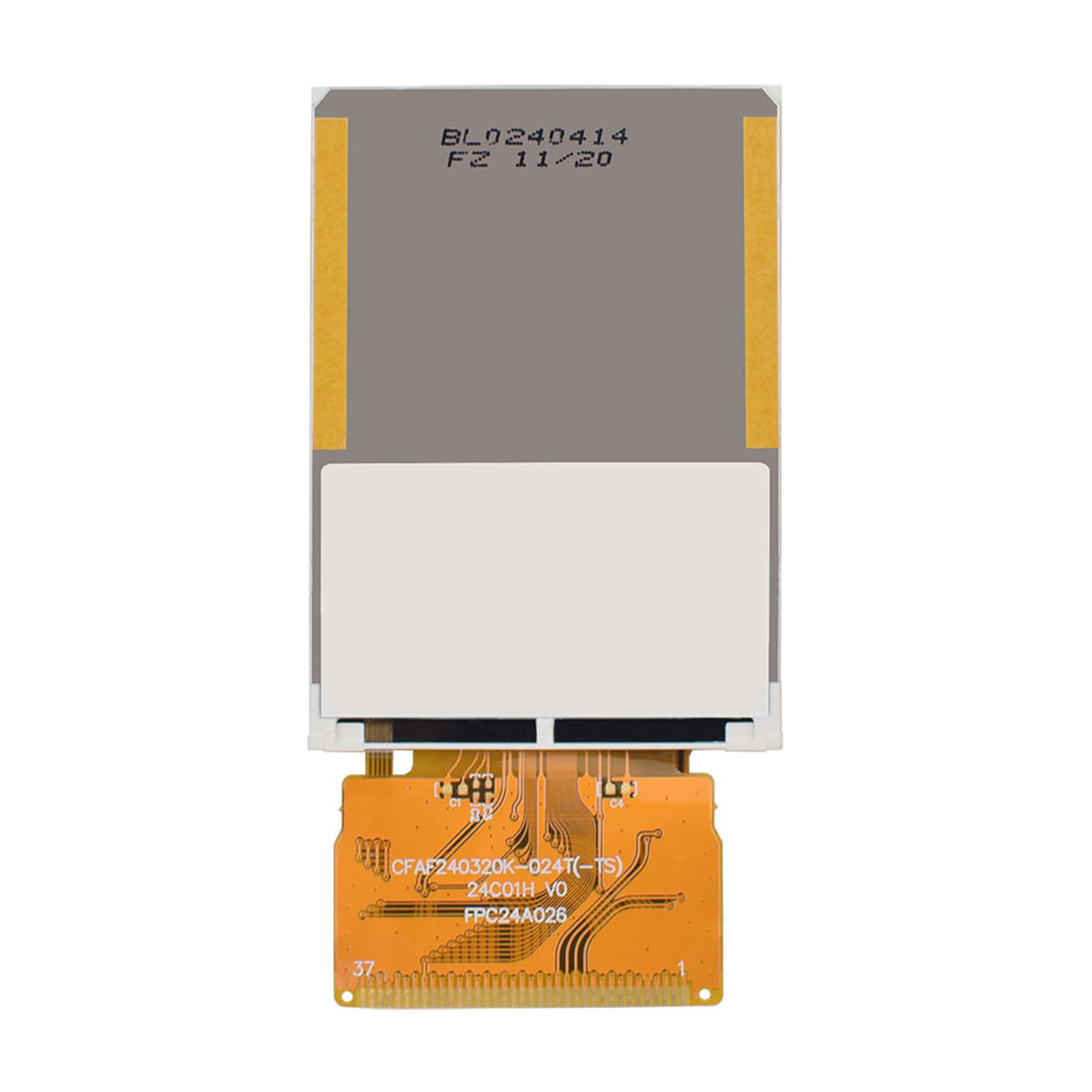 DisplayModule 2.4" 240x320 TFT LCD Display Panel With Resistive Touch - MCU