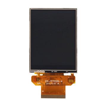 2.8 inch TFT Display Panel with ILI9341 driver and 240x320 resolution, utilizing SPI, MCU, and RGB interfaces