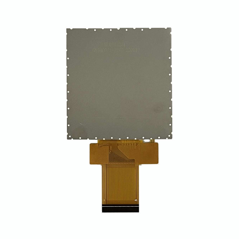 back of 3.4-inch transmissive TFT display panel with 480x480 resolution