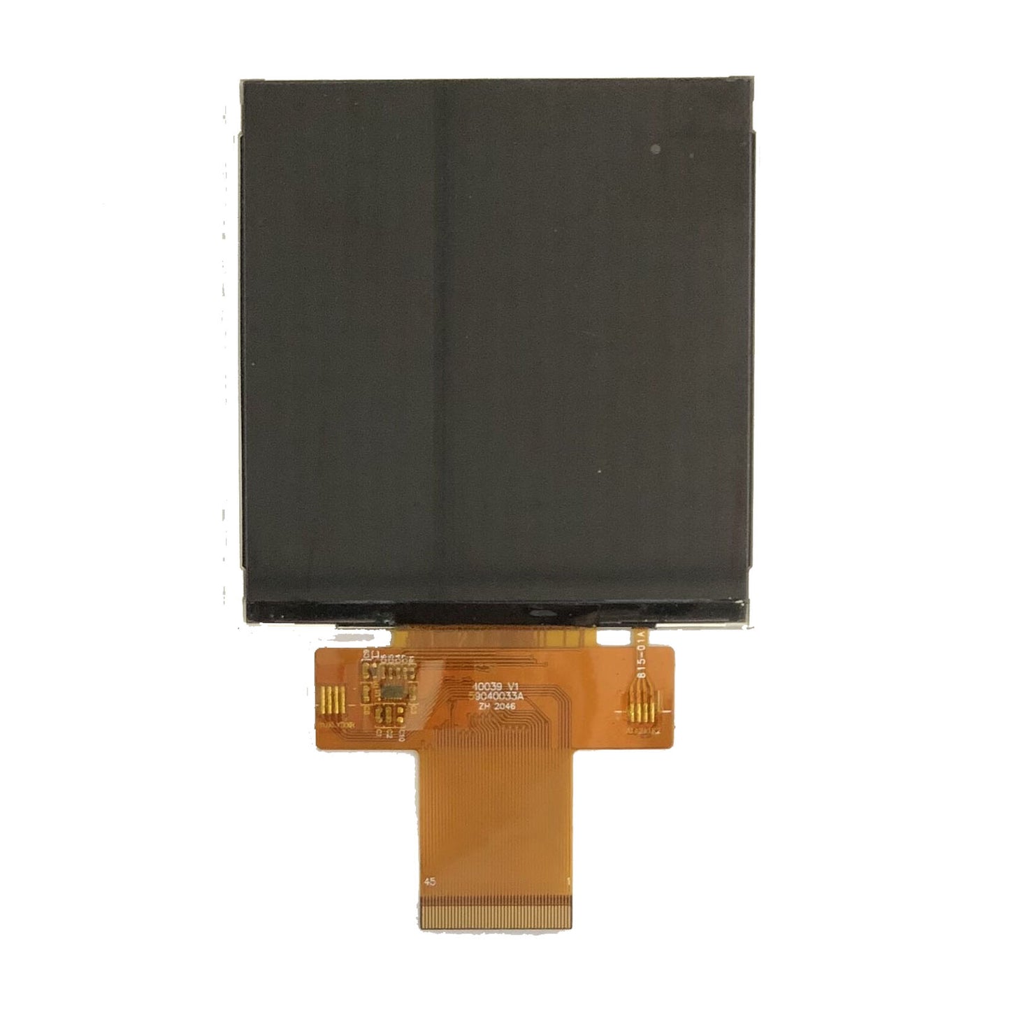 4.0-inch IPS display panel with 720x720 resolution, transmissive properties, supporting SPI and RGB interfaces