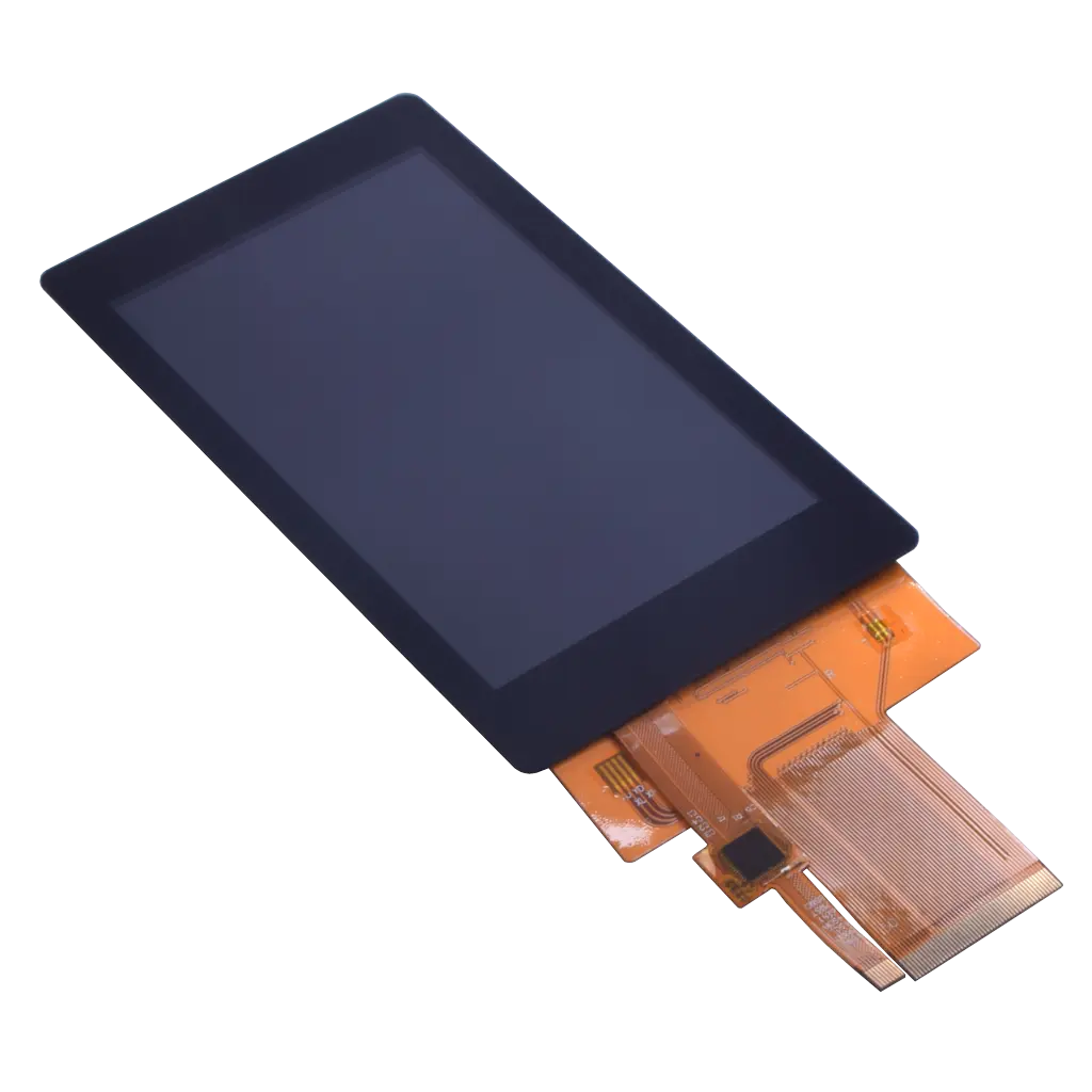 top view of 4.3-inch IPS display panel with 480x800 resolution