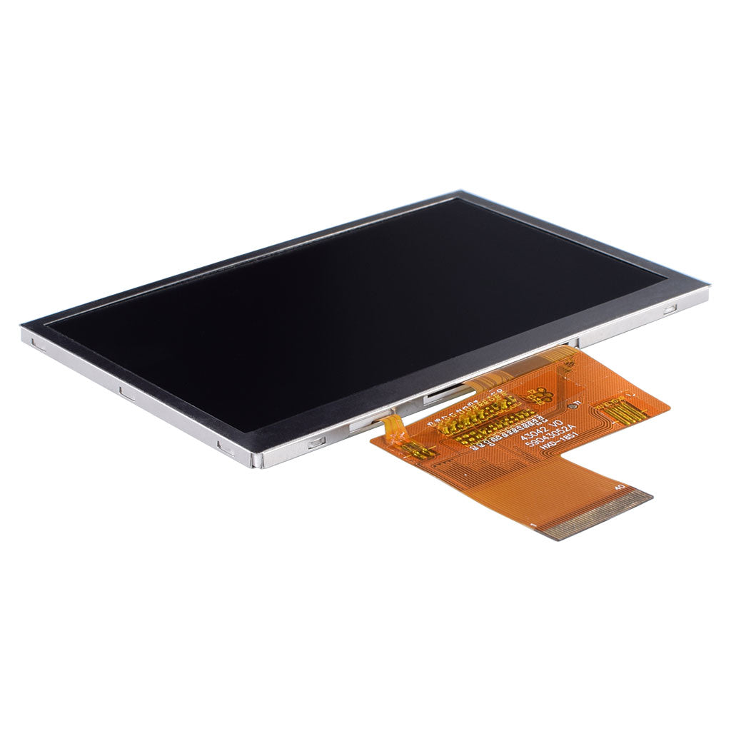 side view of 4.3-inch high brightness IPS display panel with 480x272 resolution