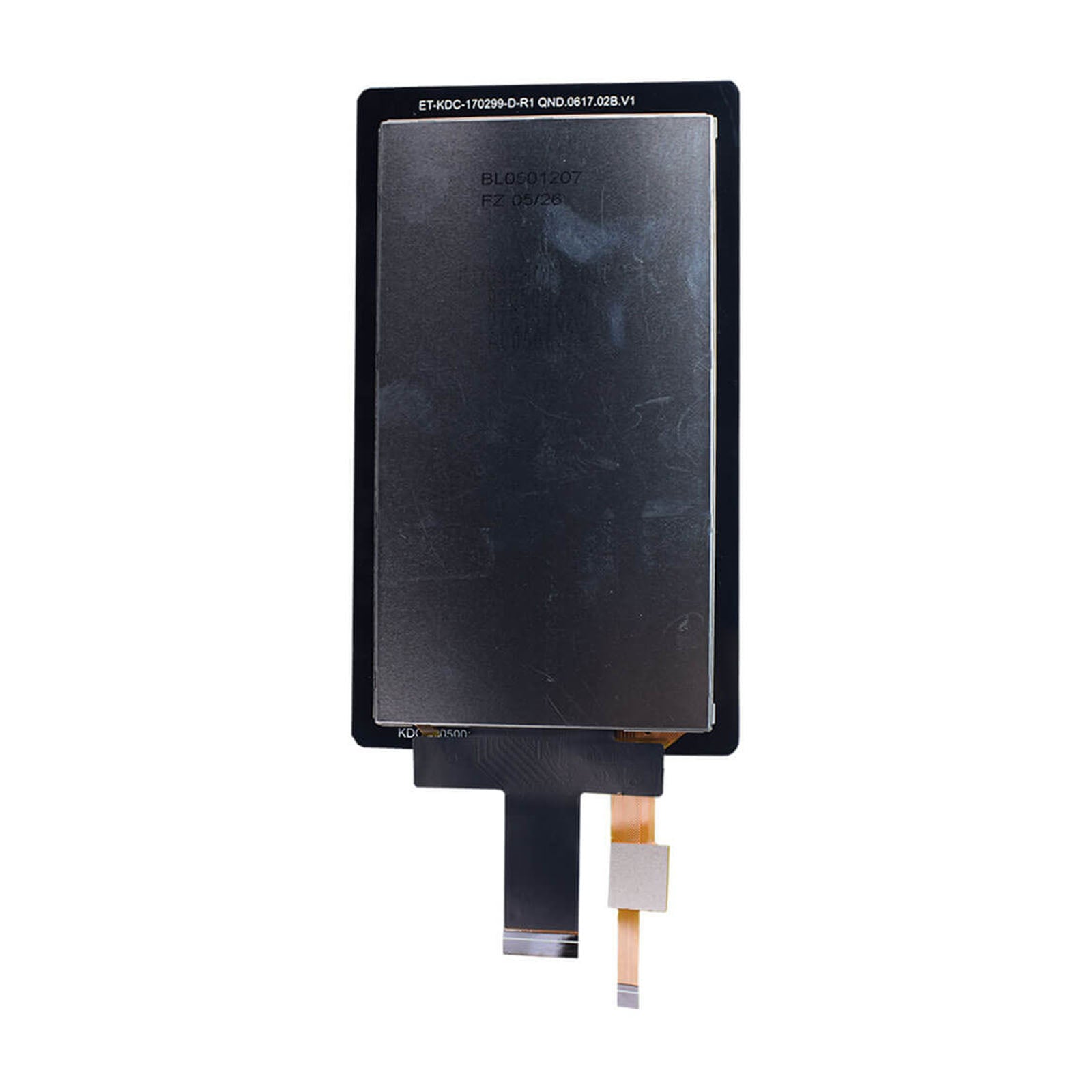 back of 5-inch IPS display panel