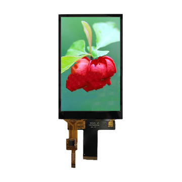 5 inch ips screen showing a flower