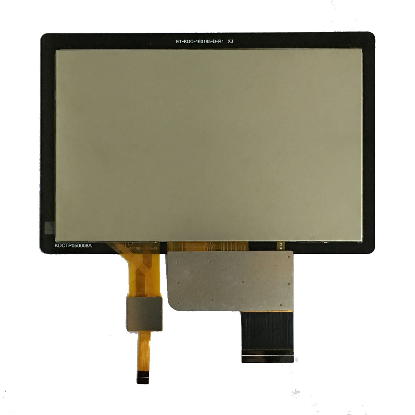 back of 5.0-inch IPS display panel with 800x480 resolution and capacitive touch
