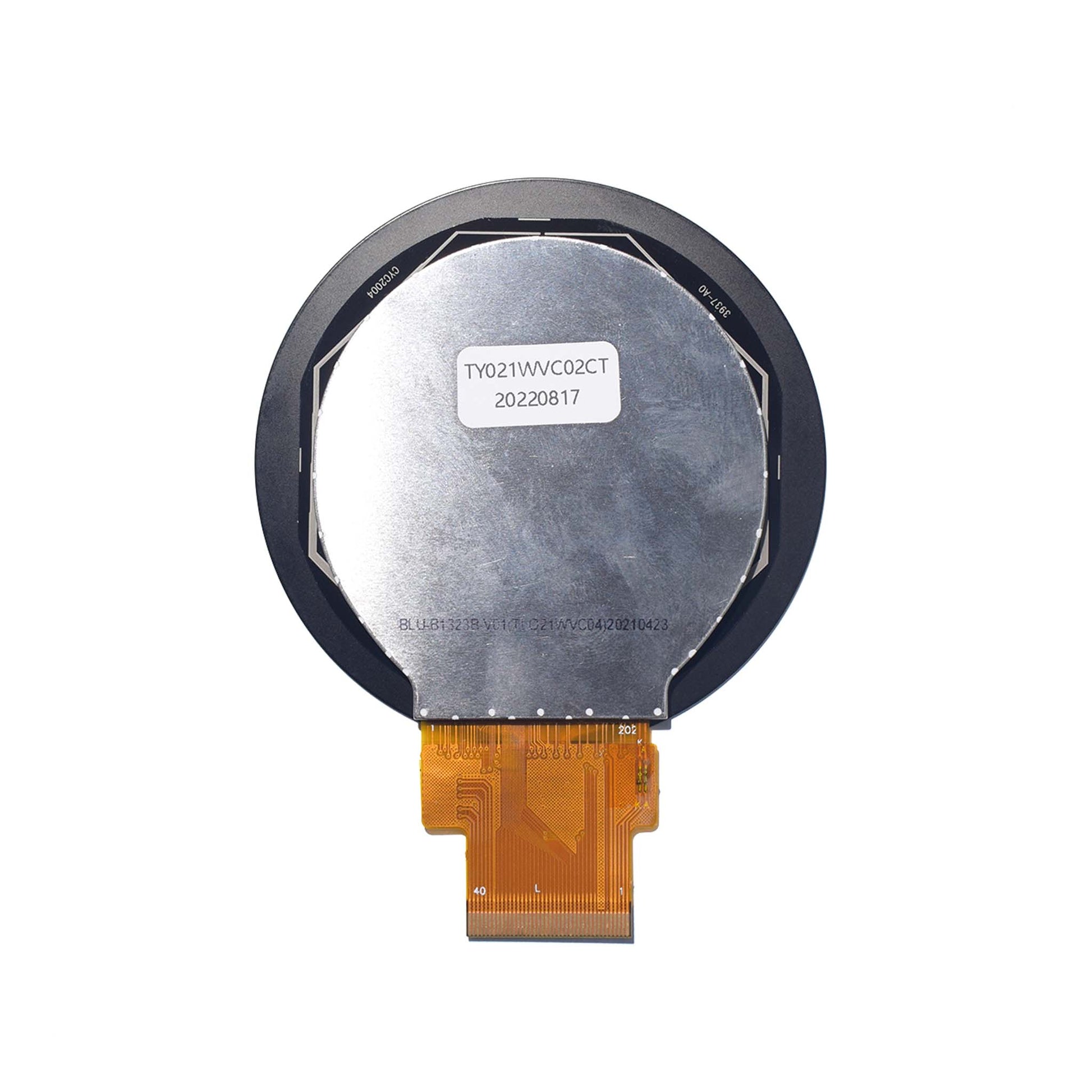 Back of 2.1 inch Round TFT Display Panel